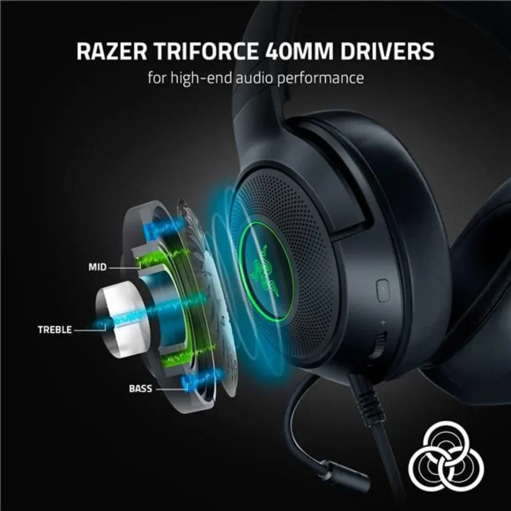 Wired USB Gaming Headset: Lightweight Build